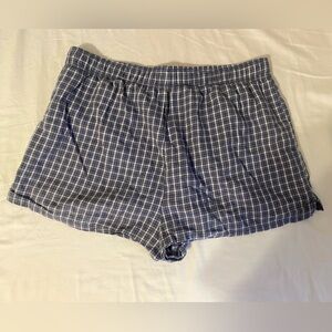 Colsie blue boxer night time short, size Medium women’s